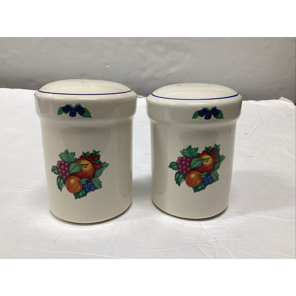 vintage Eileen rosenfeld salt & pepper shakers fruits Y2K